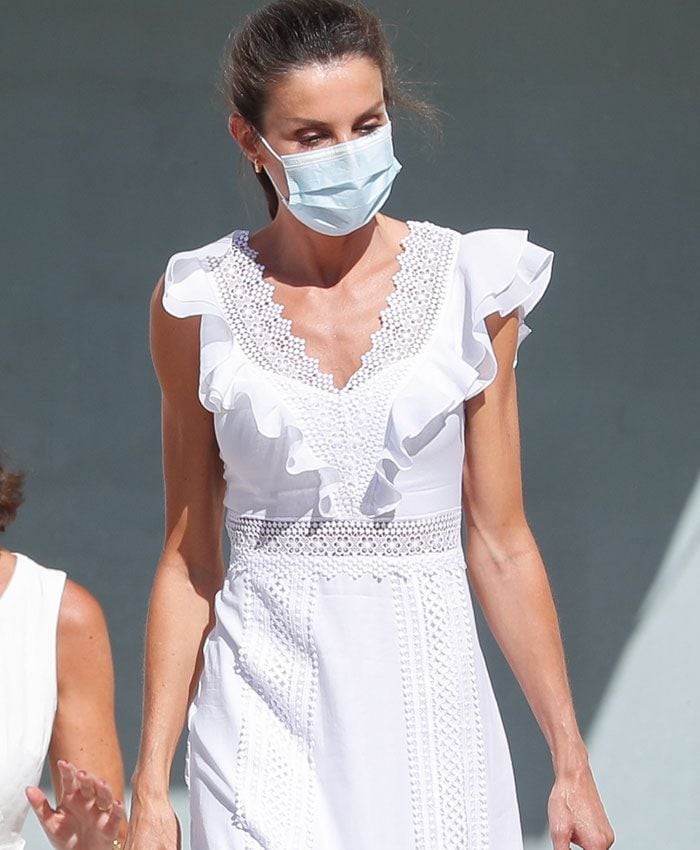 Reina Letizia, vestido blanco Ibiza