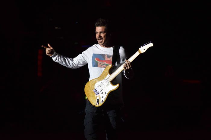 Juanes durante un concierto