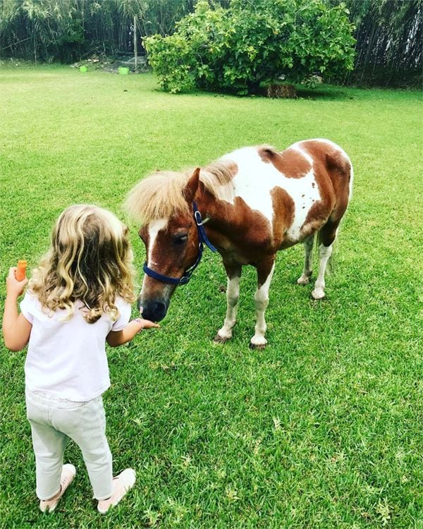 Ena, la hija de Alessandro Lequio y María Palacios