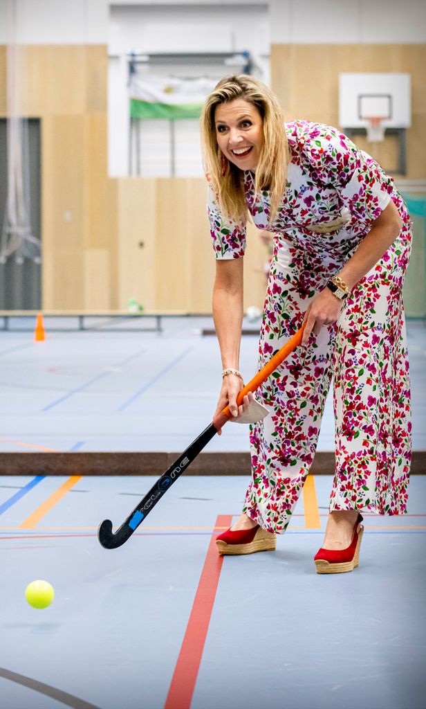 queen maxima of the netherlands visits the the special olympics national games sons2021 in the hague