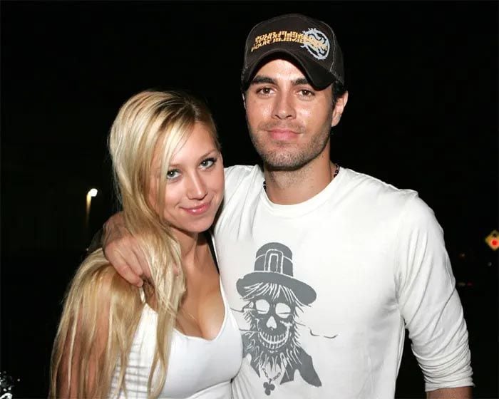 Enrique Iglesias y Anna Kournikova