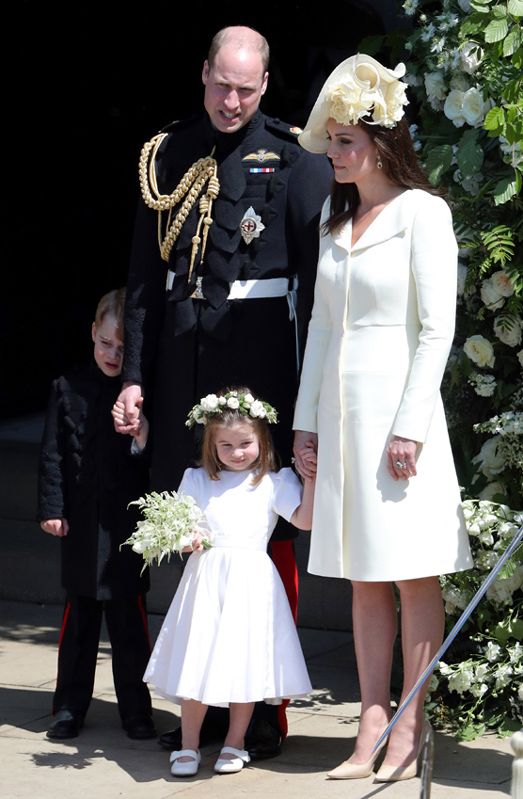 Los príncipes de Gales en la boda de los duques de Sussex