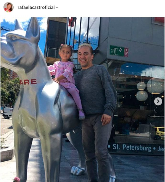 Cristian Castro y su hija 