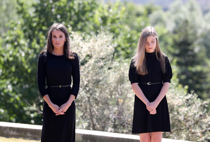 Reina Letizia e infanta Sofía