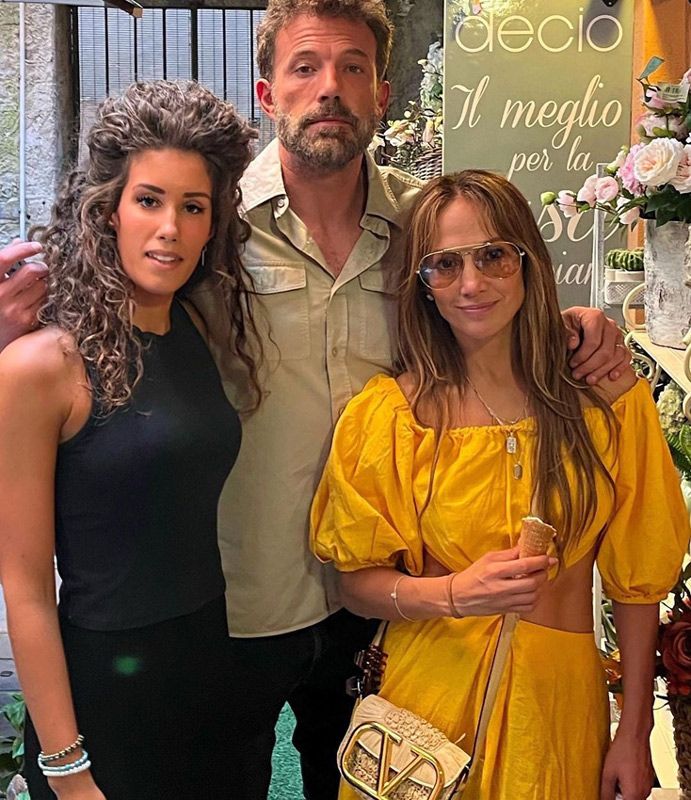 JLo y Ben Affleck en su luna de miel por Italia