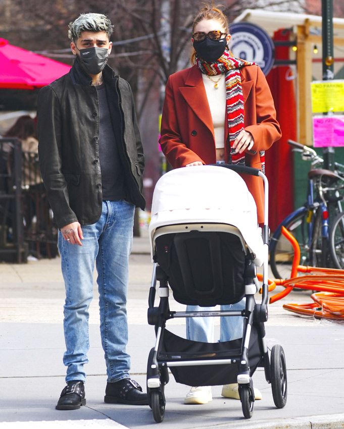 Gigi Hadid y Zayn Malik, de paseo con su hija