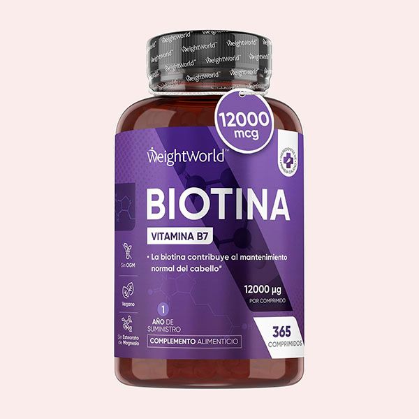 Biotina para el Cabello 12000 mcg de WeightWorld