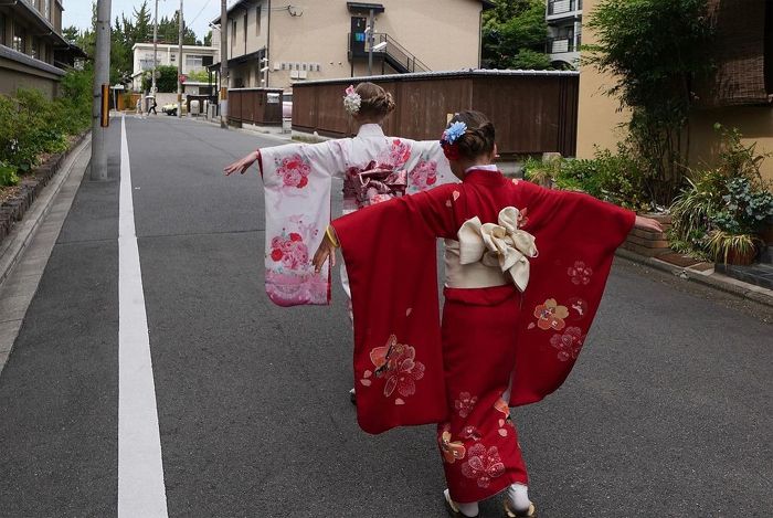 El viaje de Carles Puyol y Vanesa Lorenzo con sus hijas a Kyoto