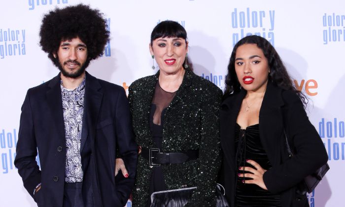 Rossy de Palma con sus hijos Gabriel y Luna