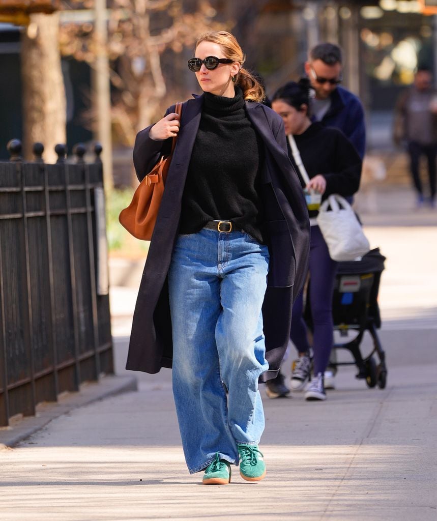 NEW YORK, NEW YORK - MARCH 26: Jennifer Lawrence is seen on March 26, 2023 in New York City. (Photo by Gotham/GC Images)