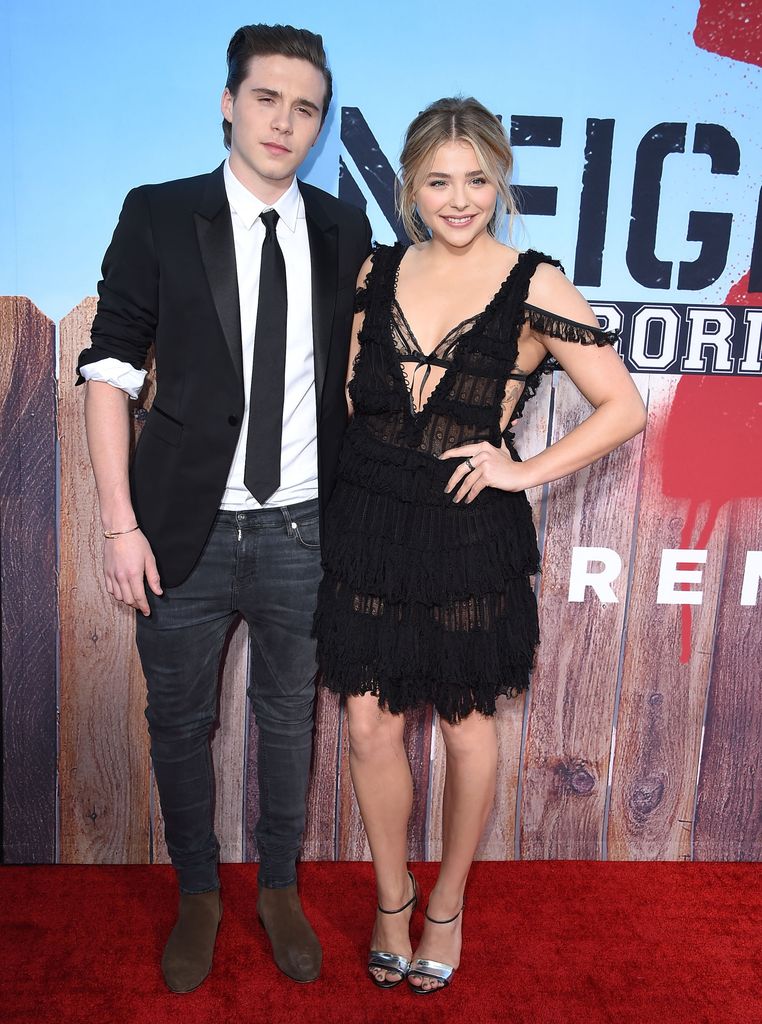 Chloë Grace Moretz y Brooklyn Beckham en la premier de 'Neighbors 2: Sorority Rising', en mayo de 2016, en Los Ángeles, California. 