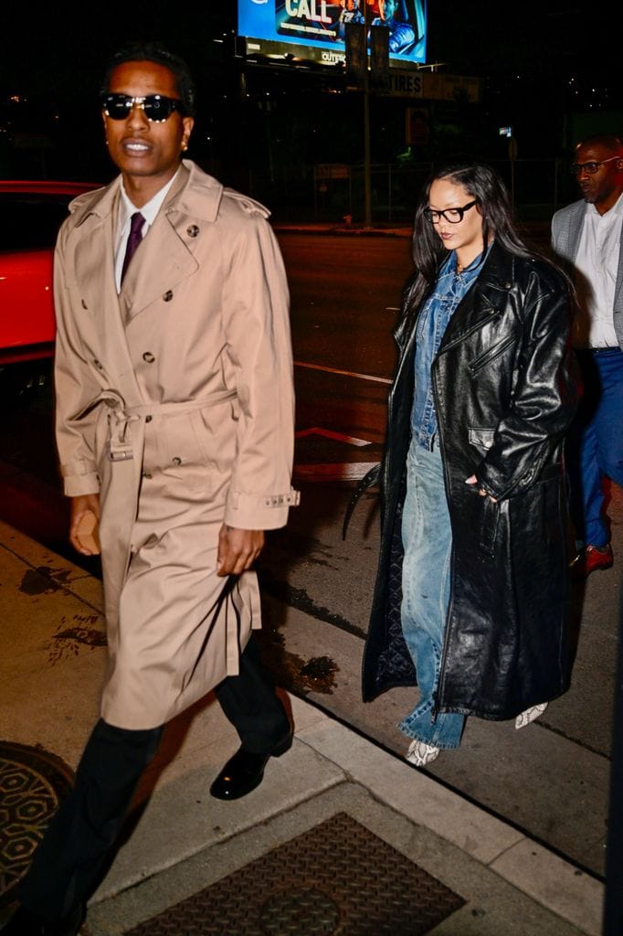 ASAP Rocky and Rihanna en Los Angeles