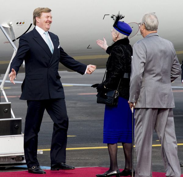 Guillermo de Holanda se ha mostrado así de efusivo al ver a la reina Margarita y el príncipe Henrik
