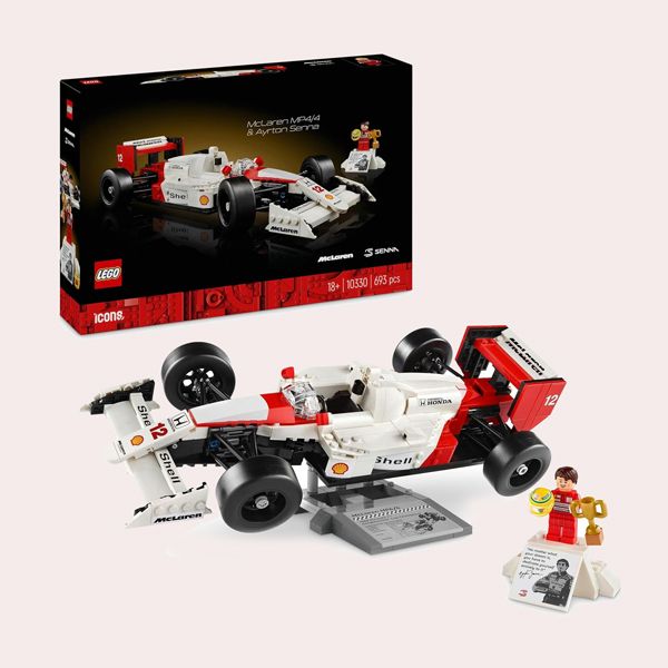 LEGO Icons McLaren MP4/4 y Ayrton Senna