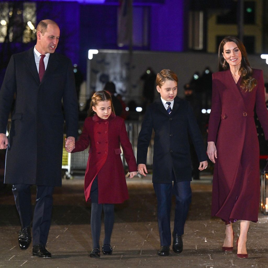 Príncipes de Gales, Kate y William con sus hijos