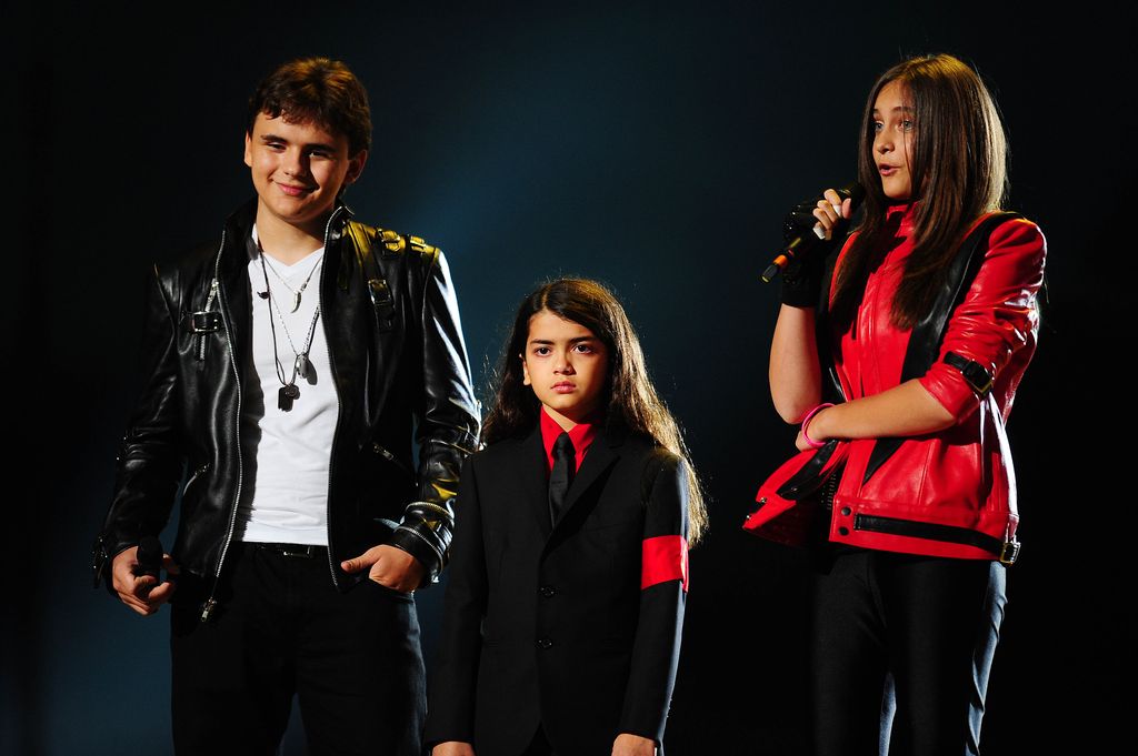 Prince Michael Jackson, Paris Jackson y Blanket Jackson 