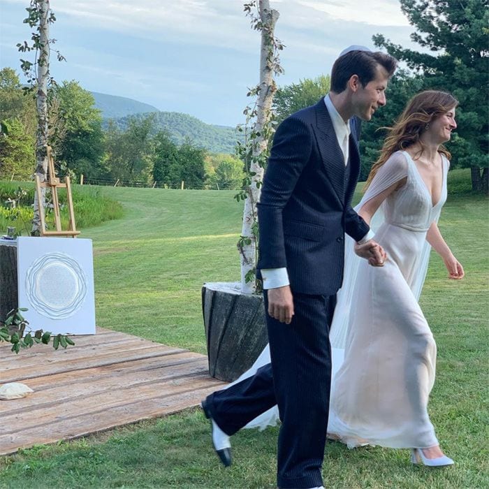 Vestido de novia de Grace Gummer, hija de Meryl Streep