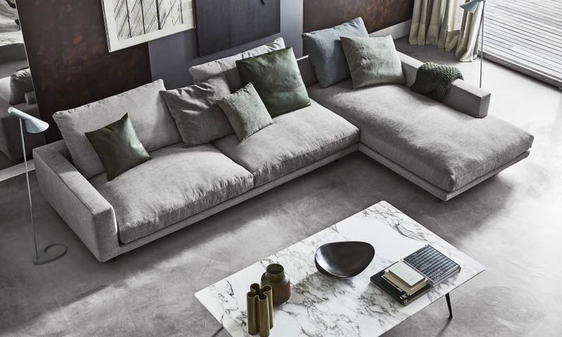 sofa gris