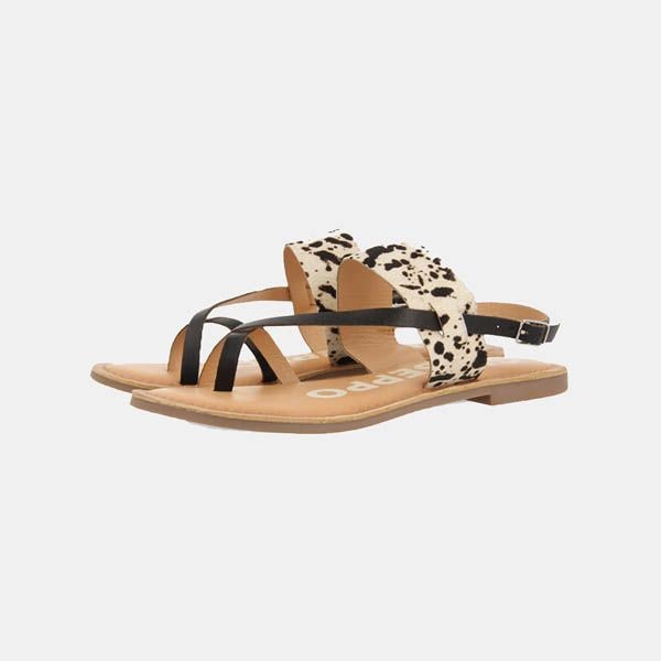 sandalias animal print