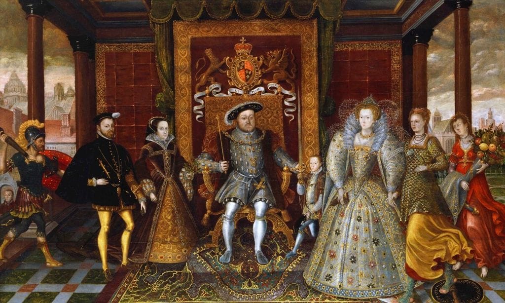 María Tudor y Enrique VIII