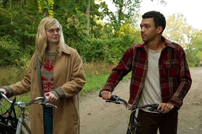 Elle Fanning y Justice Smith