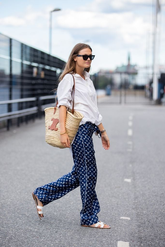 Filippa Haegg look pijama Louis Vuitton