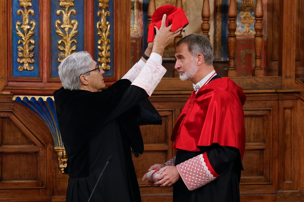 El rey Felipe VI investido como doctor honoris causa por la Universidad de Alcalá de Henares