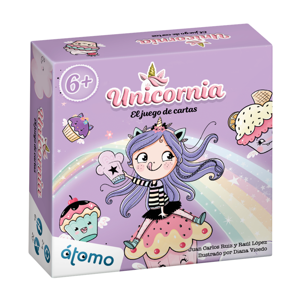 Unicornia. El juego de cartas, de Átomo Games