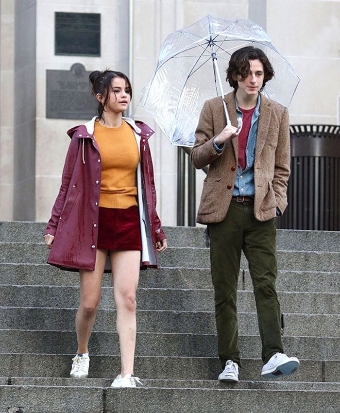 Selena Gomez y Timothée Chalamet