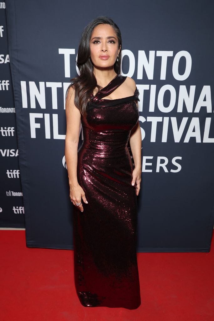 Salma Hayek Pinault en la premier de "Without Blood" durante el Toronto International Film Festival 2024