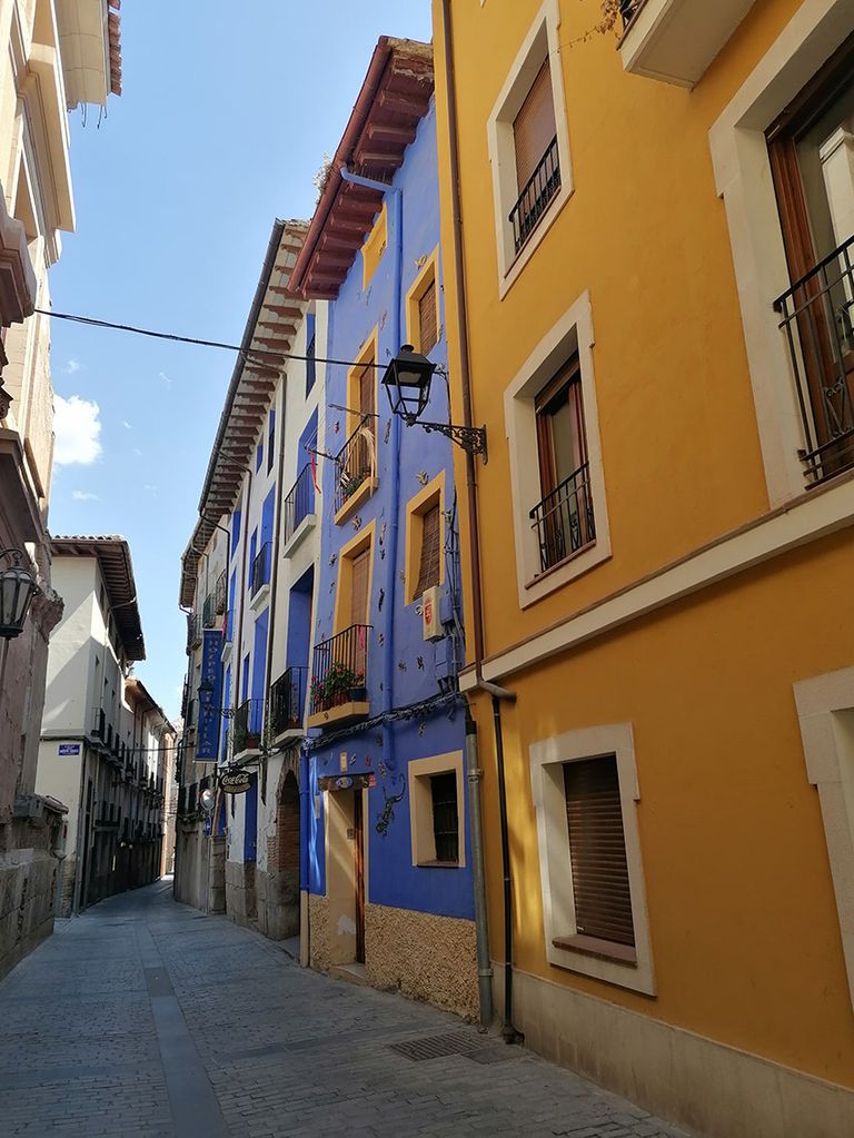 calle y casa lagartija