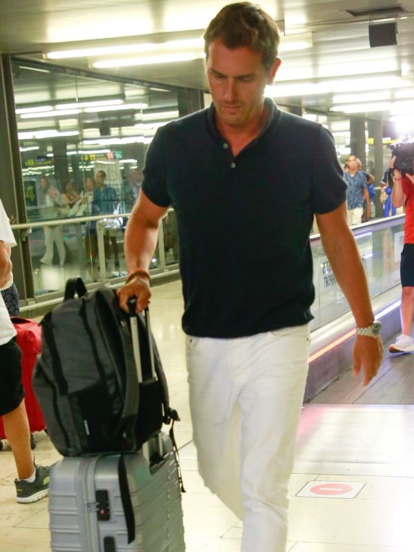 Albert Rivera en el aeropuerto de Ibiza