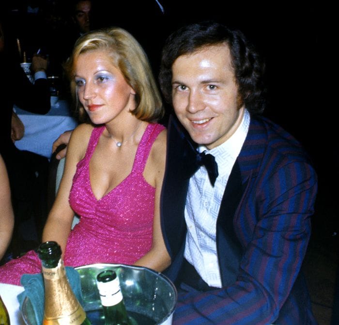 Beckenbauer con su primera esposa, Brigitte