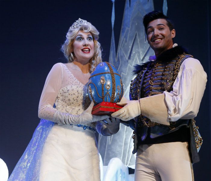 Mireia y Jorge en 'La reina de las nieves'