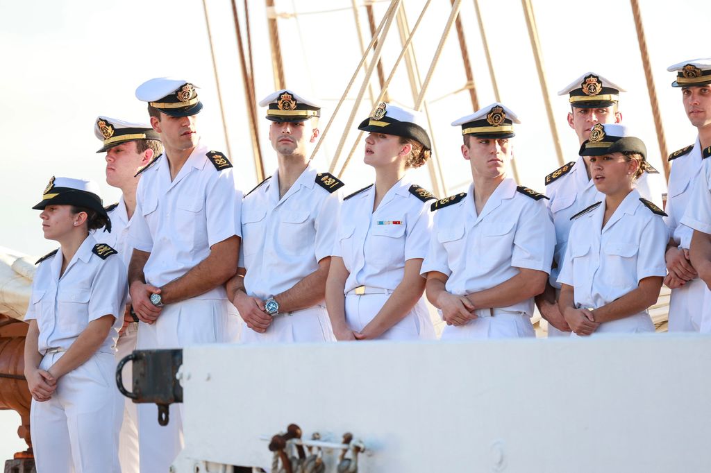 LA PRINCESA LEONOR LLEGA A TENERIFE A BORDO DEL BUQUE ELCANO