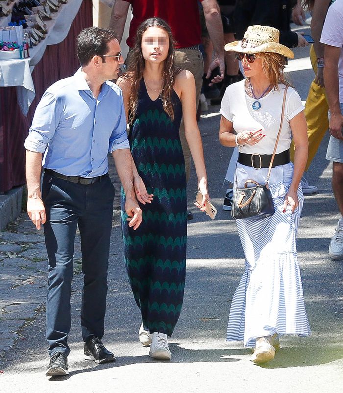 Emma García, de vacaciones en Ibiza con su familia