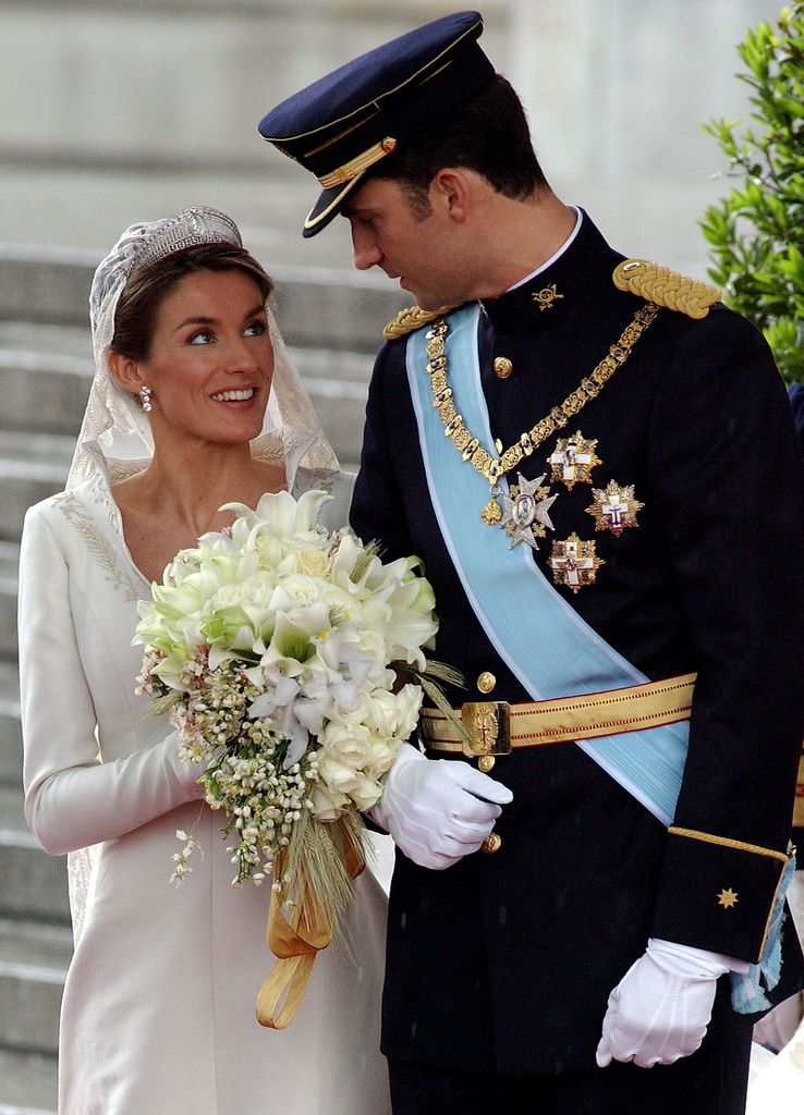 Felipe VI y doña Letizia el día de su boda