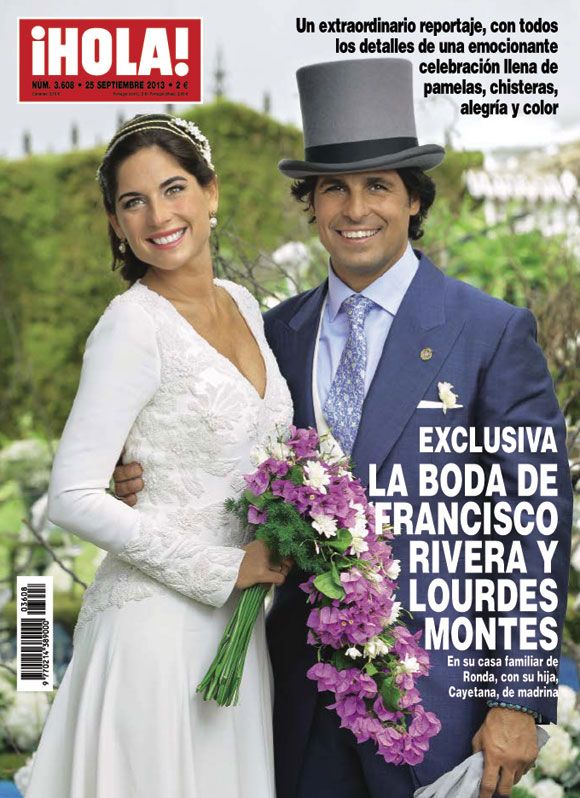 El 14 de septiembre de 2013, la pareja selló su amor en una romántica boda celebrada en Ronda a la que asistieron más de 300 invitados. "Francisco y Lourdes están muy felices y la ceremonia ha sido muy flamenca. Estamos viviendo un día muy especial para toda la familia", declaró emocionado Cayetano Rivera, hermano del novio
