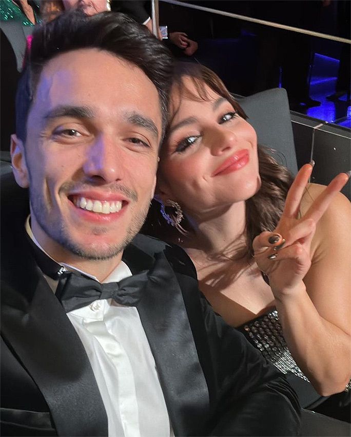 Andrea Duro y su novio, Alejandro Galán, en los Goya