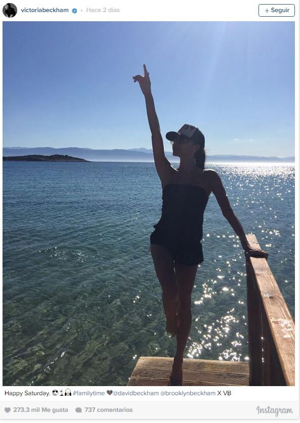 Victoria comentó en una de las fotos: 'Nos encanta Grecia' y la verdad es que ¡se nota!
