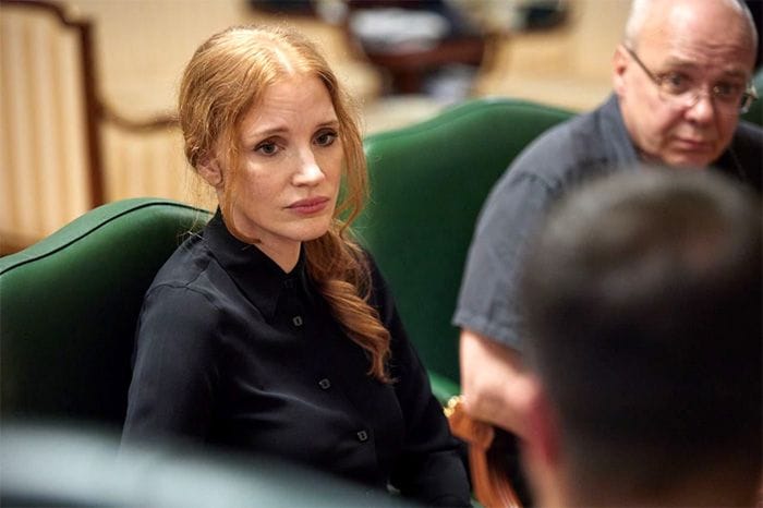 Jessica Chanstain y Volodímir Zelenski