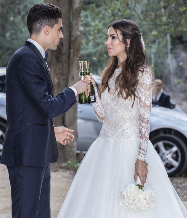 Marc Bartra y Melissa Jiménez ya son marido y mujer