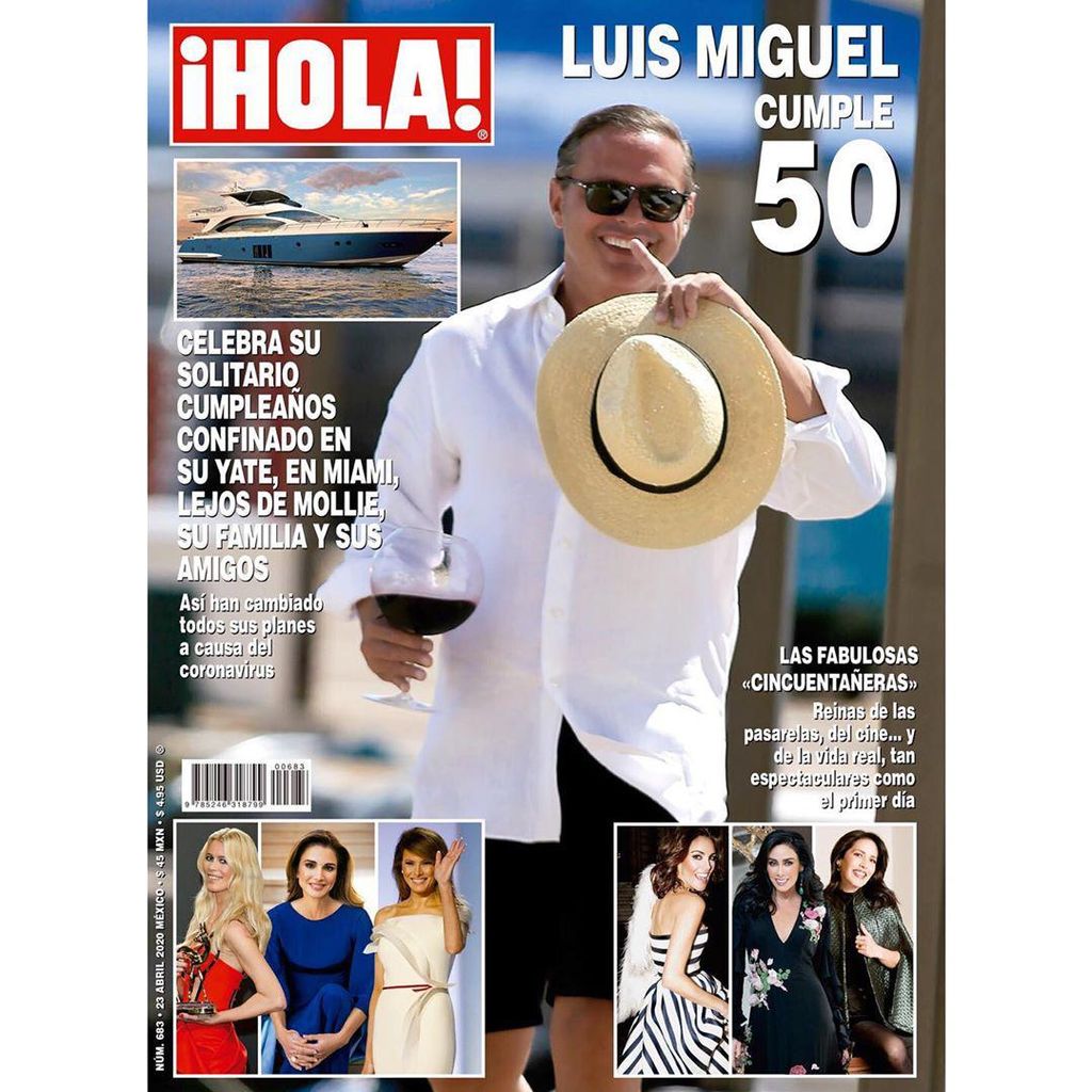 Luis Miguel 50 años portada ¡HOLA¡