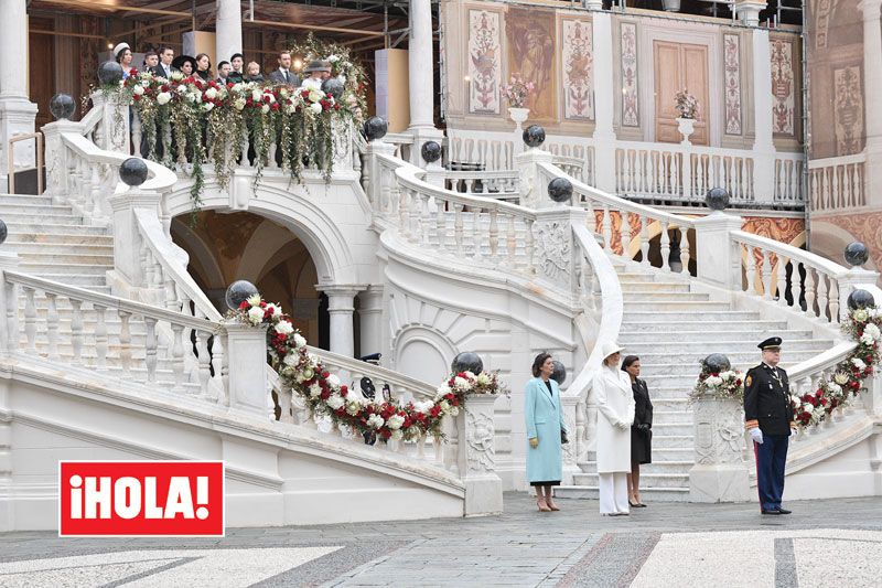 La Familia Grimaldi en el Palacio de Mónaco