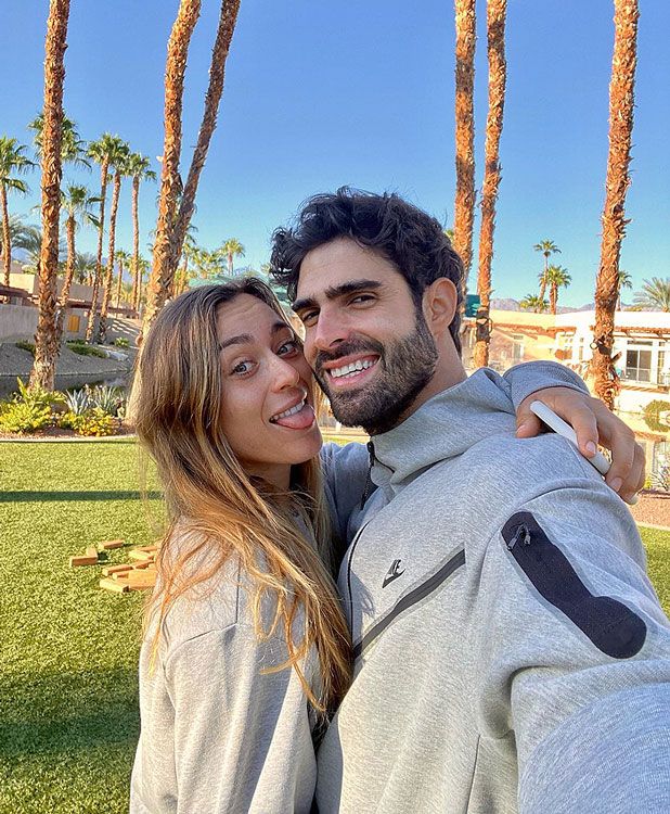 Imagen de Paula Badosa y Juan Betancourt, su novio 