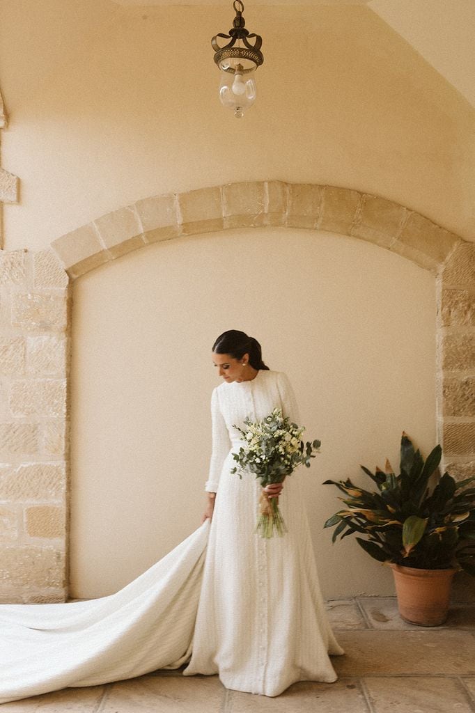 Vestido de novia diseñado por Isabel Hervás