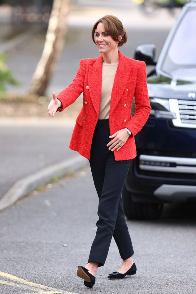 Kate Middleton chaqueta roja de Zara