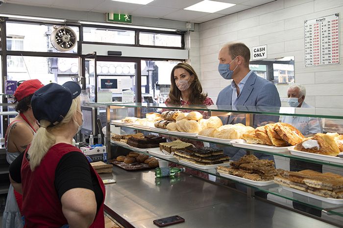 Los Duques de Cambridge en Beigel Bake