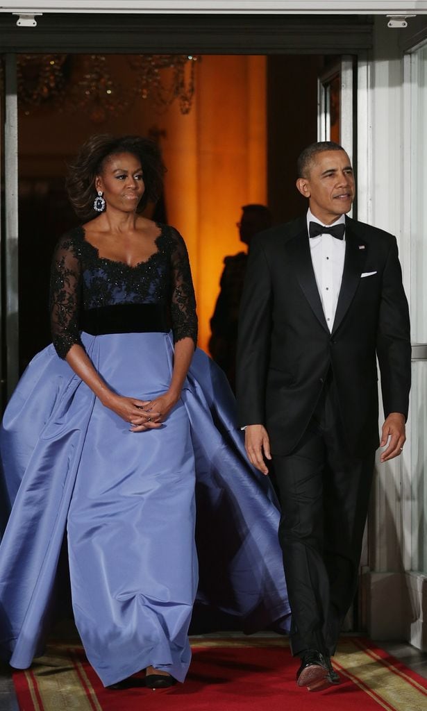 President Obama And First Lady Welcome French President Hollande To The White House