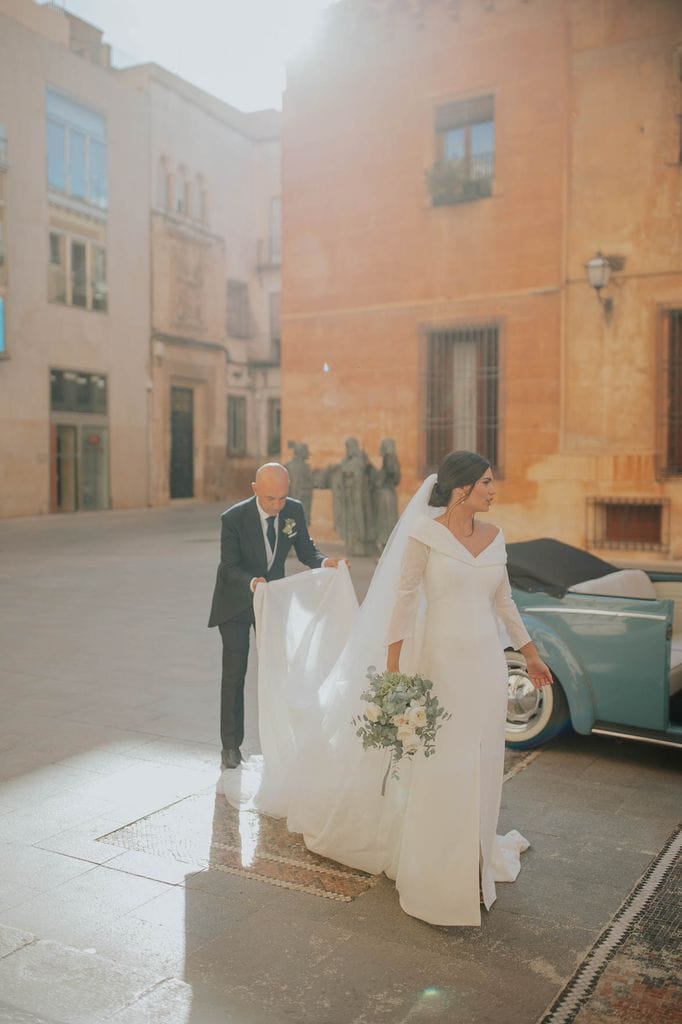 La boda de Raquel en Elche vestido